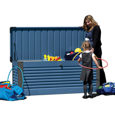 Trimetals Large Patio Storage Box – Blue